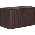 thumbnail image 1 of 99 Gallon Waterproof Large Resin Deck Box Indoor Outdoor Lockable Storage Container for Patio Furniture Cushions Garden Tools, 1 of 8