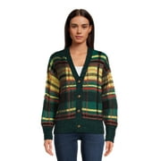 99 Jane Street Women's V-Neck Cardigan Sweater with Long Sleeves, Midweight, Sizes S-XXXL