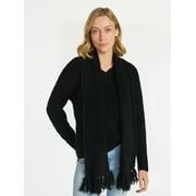 99 JANE STREET Women's and Women's Plus Boucle Sweater and Scarf Set, Midweight, 2-Piece, Sizes XS-4X