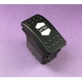 thumbnail image 1 of #99)  MOMENTARY LH Tilt Rocker Switch SPDT 20A 12VDC (ON) Off (ON), V8D1, 1 of 2