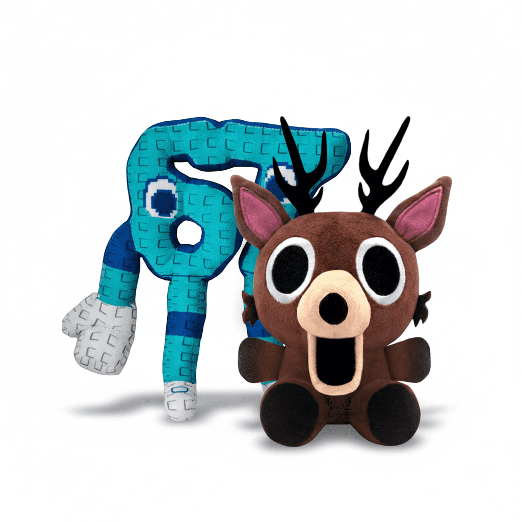 Peluche Forest Deer 25 Cm, Cervo Rosso Peluche, Regalo Per Bambini E Adulti, Supporto Emotivo