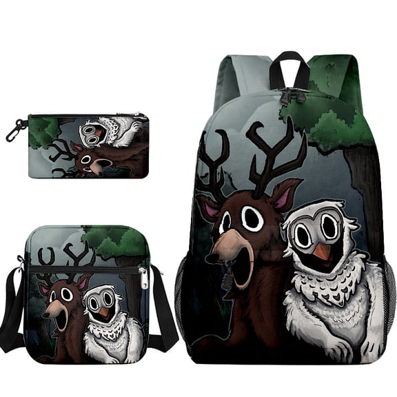 99 Nights In The Forest Backpack Lunch Bag and Pencil Case 3Pcs Set 99 Nights In The Forest Casual Daypacks