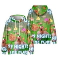thumbnail image 1 of 99 Nights In The Forest Character Group Hoody for Kids Boys 99 Nights In The Forest 3D Figure Sweatshirt for Fans Gift, 1 of 4