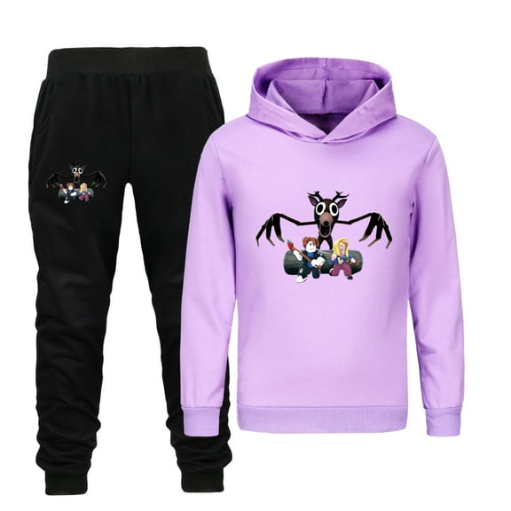 99 Nights In The Forest Sweatshirts Set for Boys Girls Kids 99 Nights In The Forest Hoodies and Trousers 2Pcs Set