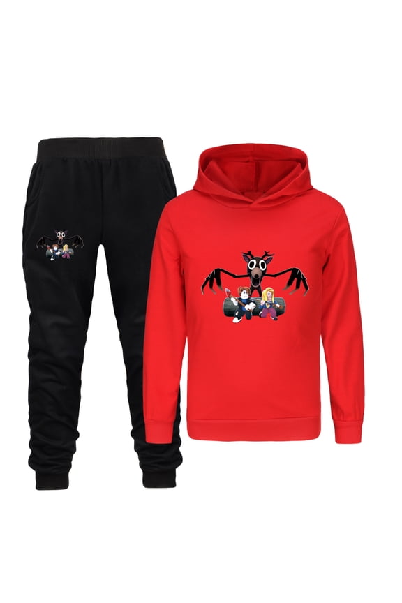 99 Nights In The Forest Sweatshirts Set for Boys Girls Kids 99 Nights In The Forest Hoodies and Trousers 2Pcs Set