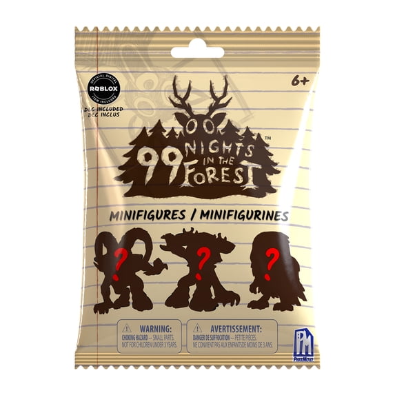 99 Nights in the Forest Blind Bag Minifigures Series 1 Includes DLC Codes Redeemable on Roblox Officially Licensed Mystery Collectible Figures by PhatMojo