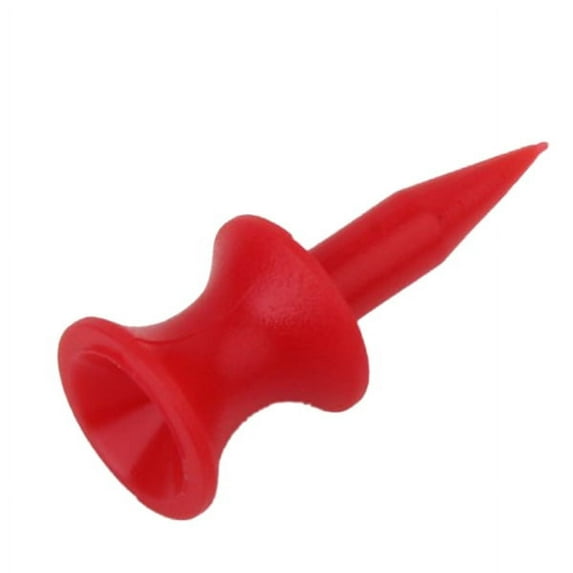 99-Piece Red Plastic Golf Tees Set with Assorted Sizes for Driving Range Practice and Golf Accessories
