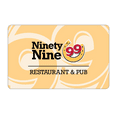 thumbnail image 1 of Ninety Nine Restaurant & Pub $50 eGift Card [Email Delivery], 1 of 5