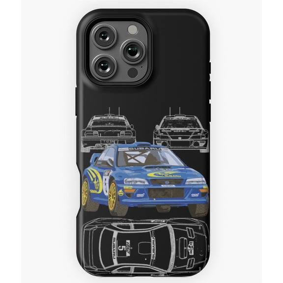 99 WRC GC8 Richard Burns Blueprint - Fun Phone M1379 Phone Case for iPhone 17 16 15 14 13 12 11 Pro Max