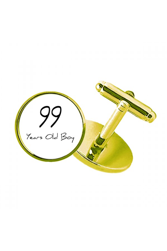 99 years old boy age longevity studded business metal cufflinks en