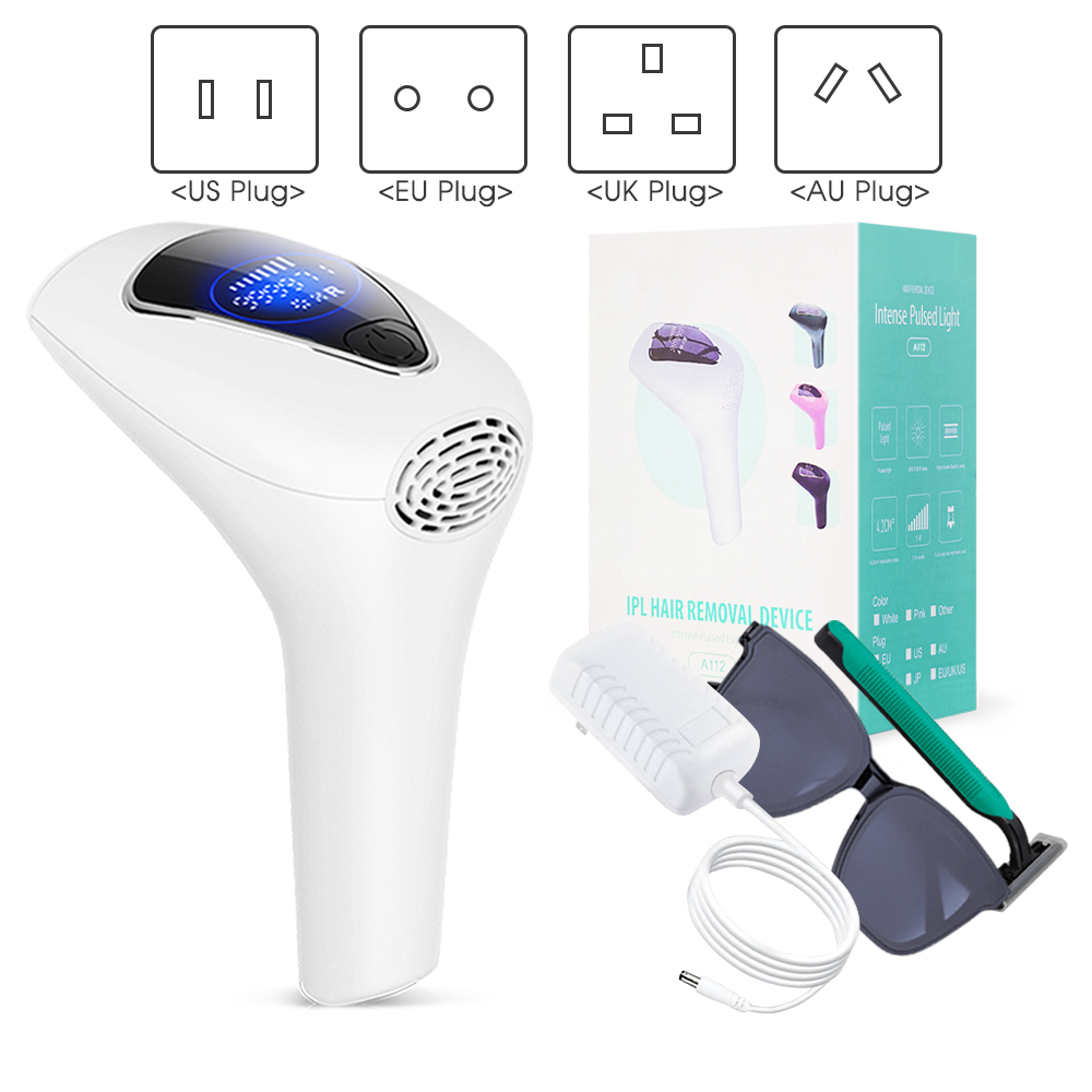 990,000 Flash Laser Epilator IPL Pulses Light LCD Display Depilator 8