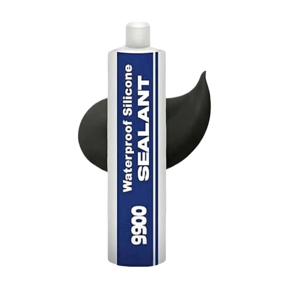 9900 100% Silicone Sealant, Black - 10 Year Mold Resistant & Waterproof Caulk for Kitchen, Bath, Window, Door, Marine | UV Resistant, Strong Adhesion