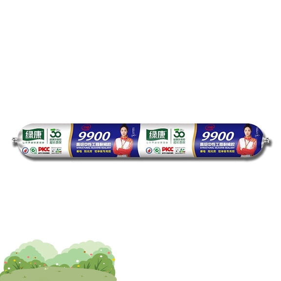 9900 Sealant Waterproof,Silicon Waterproof Sealant,Permanent Solution for Roof & Wall Cracks,Tear and Stretch (Black,1pc)