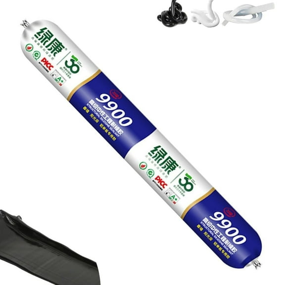 9900 Sealant Waterproof, Silicone Sealant, Waterproof, Durable Solution for Roof and Wall Cracks, Waterproof Insulation Sealant for Bathroom, Toilet, Tiles, Walls, Outdoor (White, 1Pc)