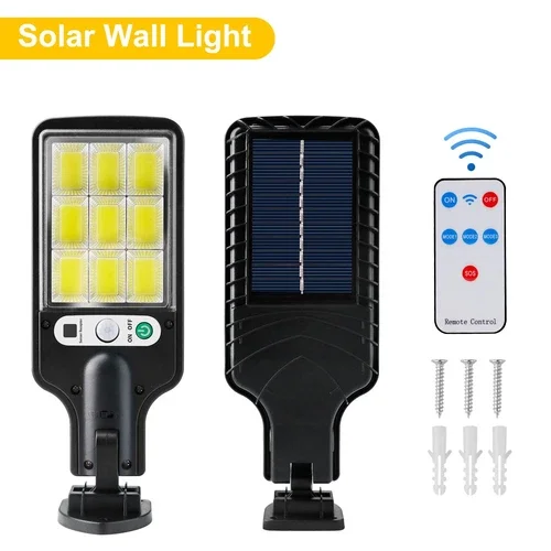 990000Lm Led Solar Wall Light Commercial Outdoor Area Street Lamp Dusk To Dawn