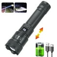 thumbnail image 1 of 9900LM Powerful LED Flashlight Battery Display USB Rechargeable Light Telescopic Zoom Lamp Outdoor Camping Fishing Lantern, 1 of 7