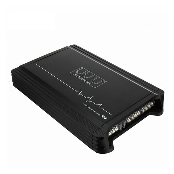 9900W DC 12V 4-channel Aluminum Alloy Car Subwoofer Audio Four-way Power Amplifier Strong Power Amplifier - Clear Sound Output
