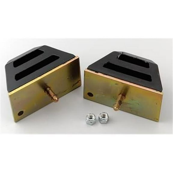 99109G 2.5 In. Heavy Duty Bump Stops, 2 Set - Black