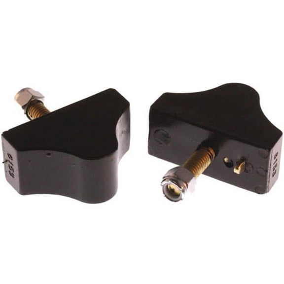 99119G Rectangular Bump Stop, Black
