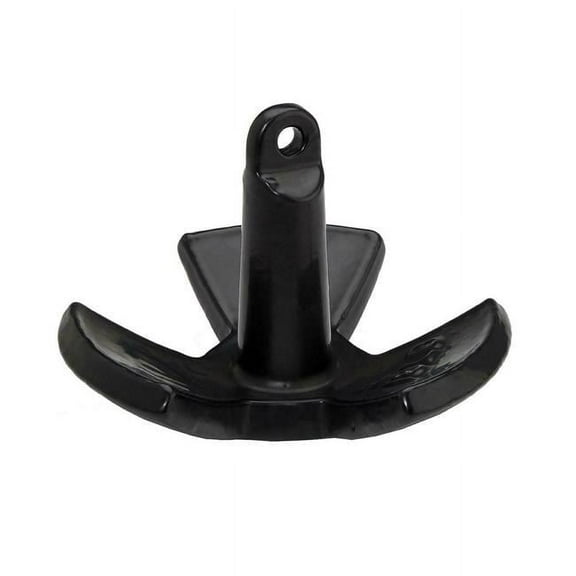 9946B1 18 lbs Black PVC River Boat Anchor