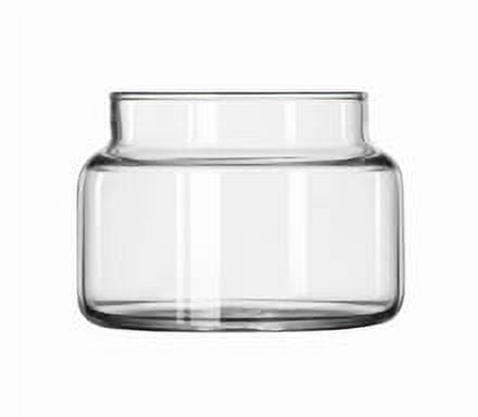 6 PACK - 1 Gallon Glass Penny Candy Jar with Chrome Lid w/3 1/4 x 2 1/2  Decorative Vinyl Chalkboard Labels 18 Pieces