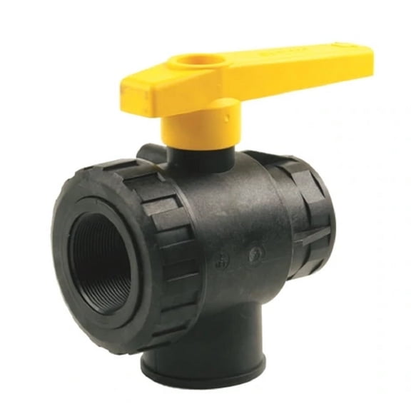 9951-3125N Hypro 1-1/4" FPT 3 Way Union Ball Valve