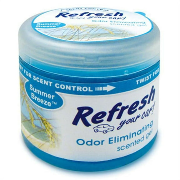 Refresh Your Car Scented Gel Summer Breeze,  4.5 Oz