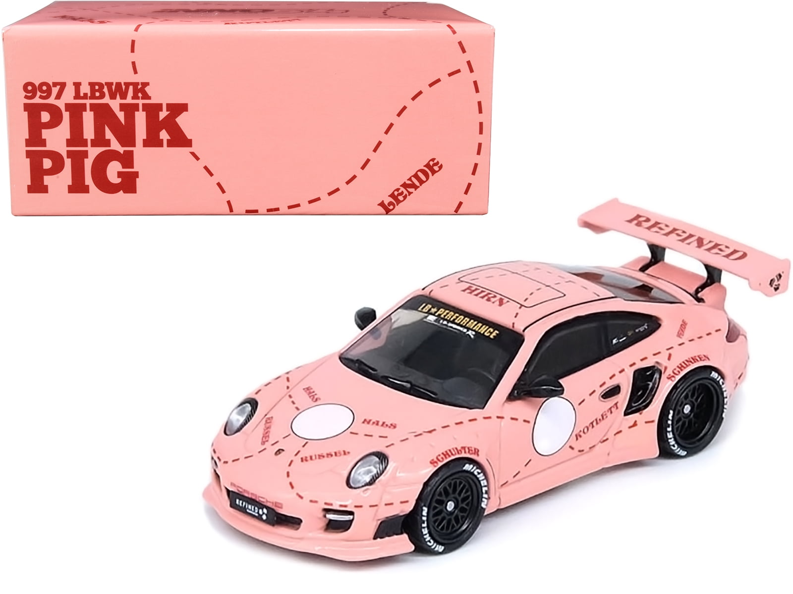 INNO イノモデル 1/64 LBWK PINK PIG 997 ピンクピック 997 LBWK Pink Pig 