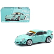 997 RWB Light Blue 1/64 Die Cast Model Car by Pop Race