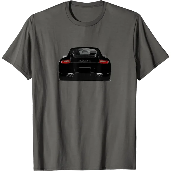 997 Rear, Drive by, Classic Car, Black Car T-Shirt