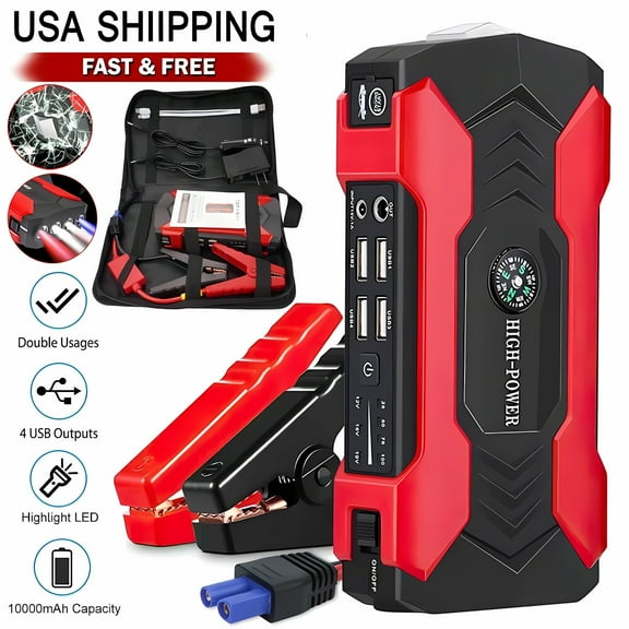 99800mAh Car Jump Starter Booster Jumper Box Portable Power Bank Battery Charger