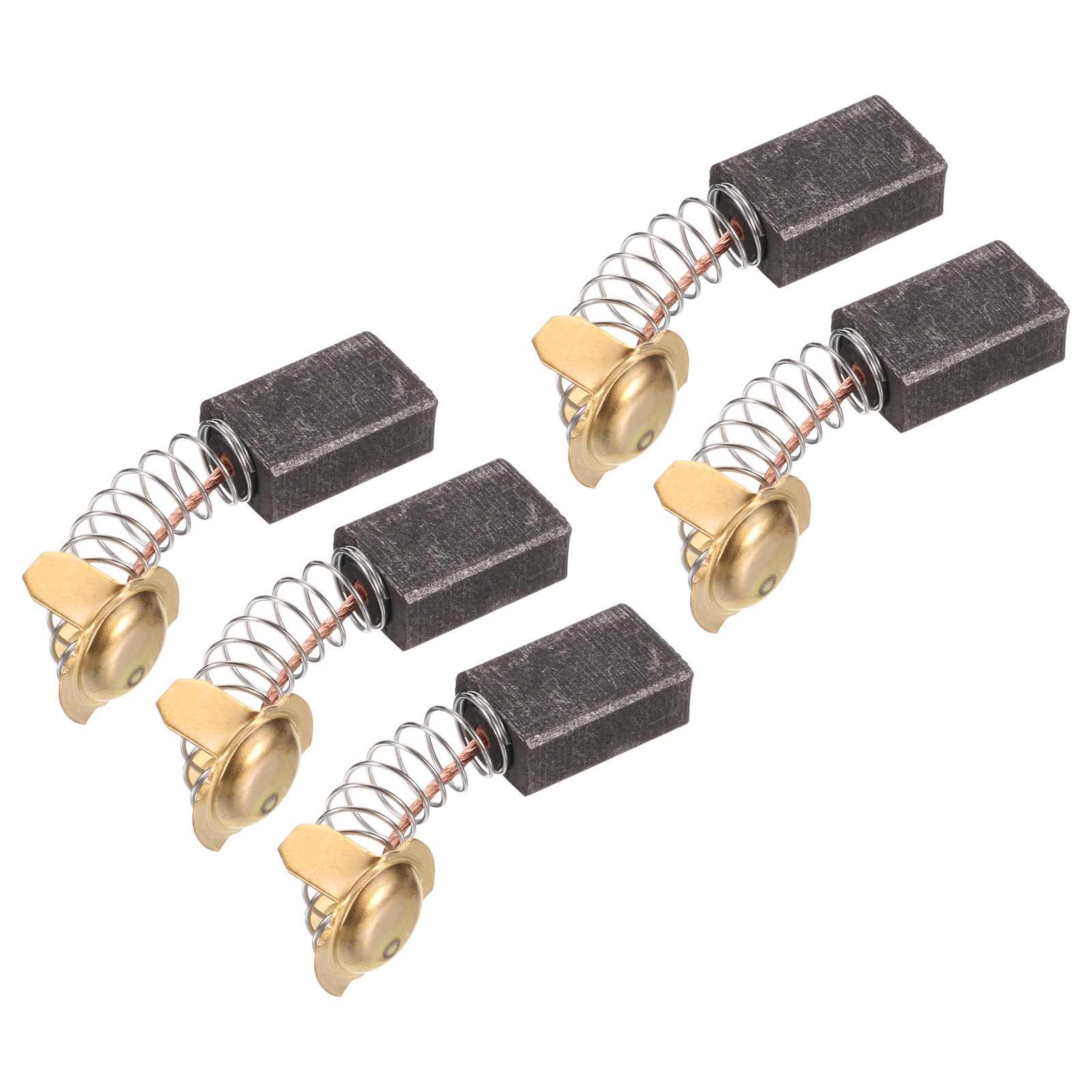 Uxcell 10-Pack Carbon Brushes - 16x13x7mm With Wires & Springs, For Electric Hammer Drills & Motors