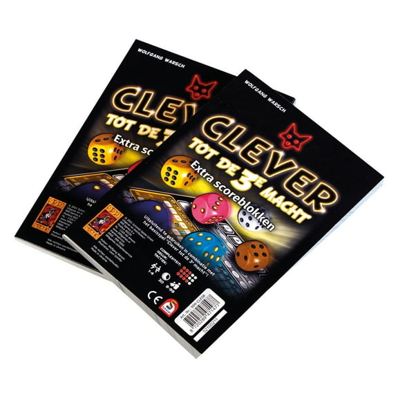 No Author 999 GAMES 999-CLE08,Scoreblcke Clever bis zum 3. Power Zwei Stck,blau