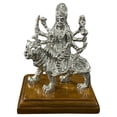 thumbnail image 1 of 999 Pure Silver Ambe / Durga Mata Idol / Statue / Murti (Figurine #08), 1 of 7