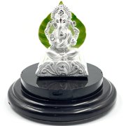999 Pure Silver Ganesh idol / Statue / Murti Figurine #43