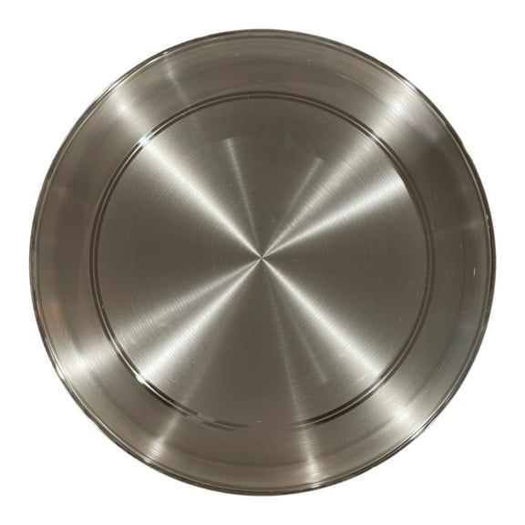 999 Pure Silver Hallmarked Heavy Indian Dinner Thali - Style#04 Plate Diameter : 12.0 Inch Thali