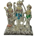 thumbnail image 1 of 999 Pure Silver Ram Darbar Murthi Idol / Statue (Figurine #01), 1 of 1
