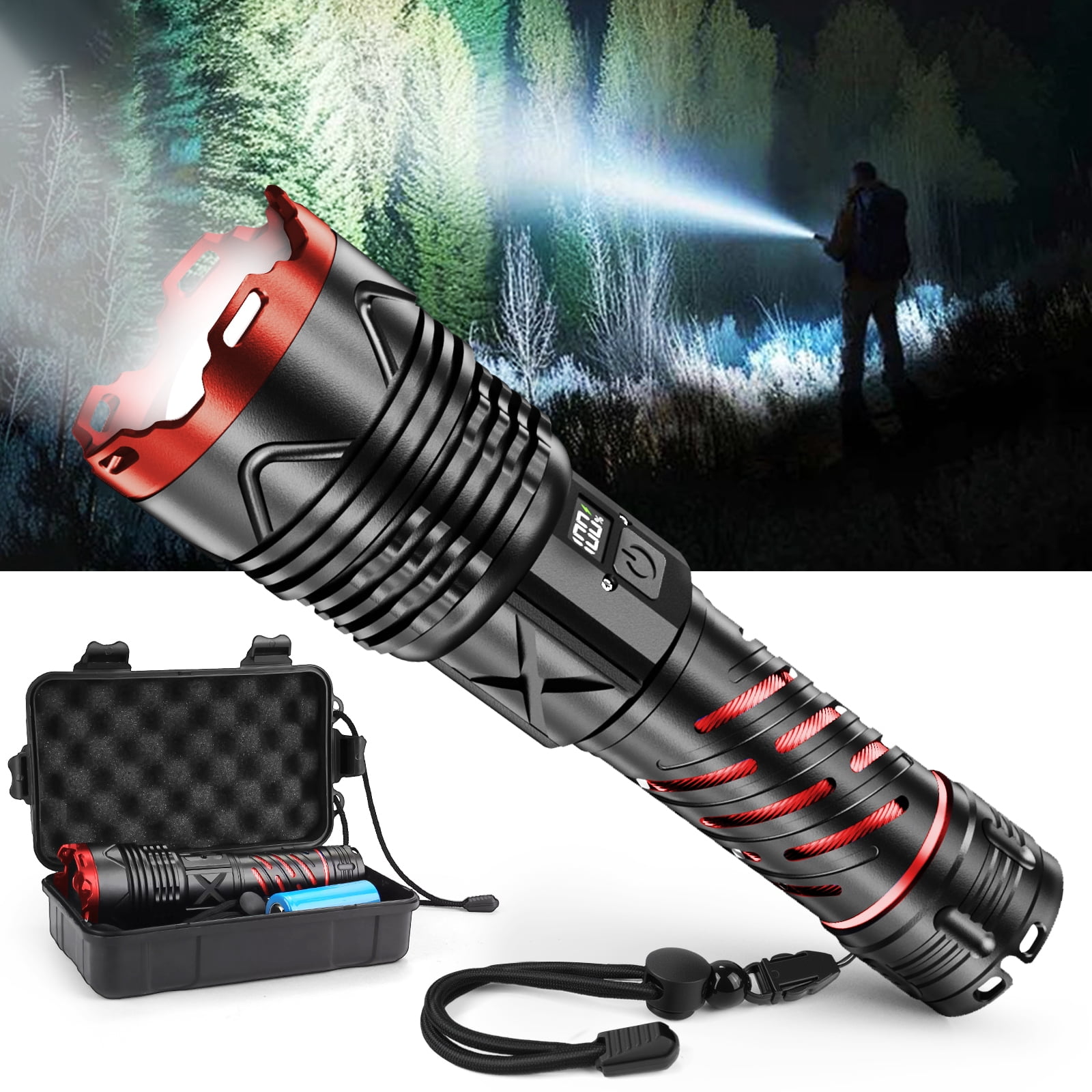 Juyafio Rechargeable Flashlight, High Lumen,5 Light Ireland | Ubuy