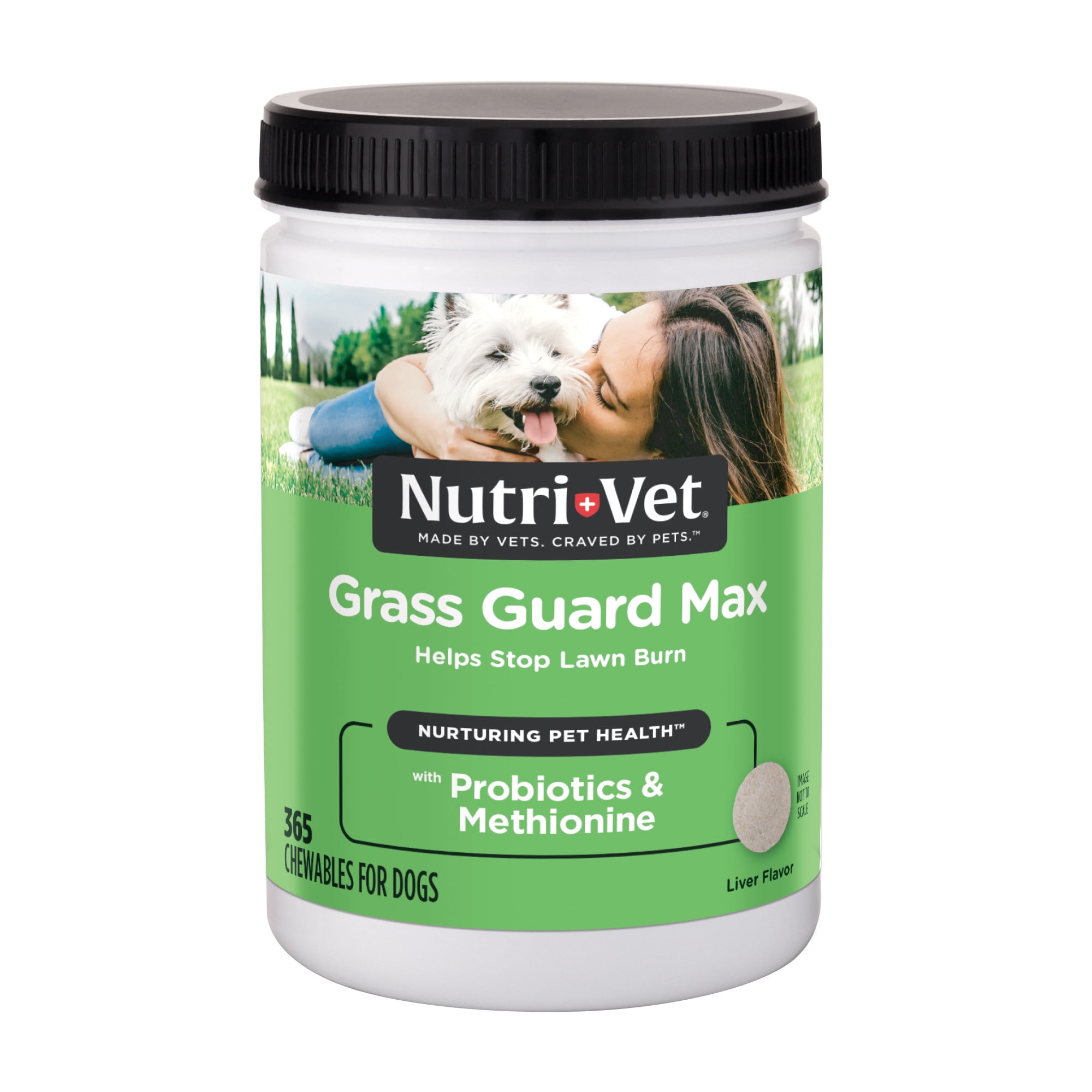 Nutri Vet Grass Guard Chewables For Dogs Prevent Lawn Burn From Dog Urine 365 Count Walmart