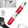 thumbnail image 1 of 9999 Waterproof Sealant, 9999 Structural Silicone Adhesive for Heavy-Duty Construction, High Temp Resistant Exterior Sealant for Roof Window Doors Glass(White), 1 of 6