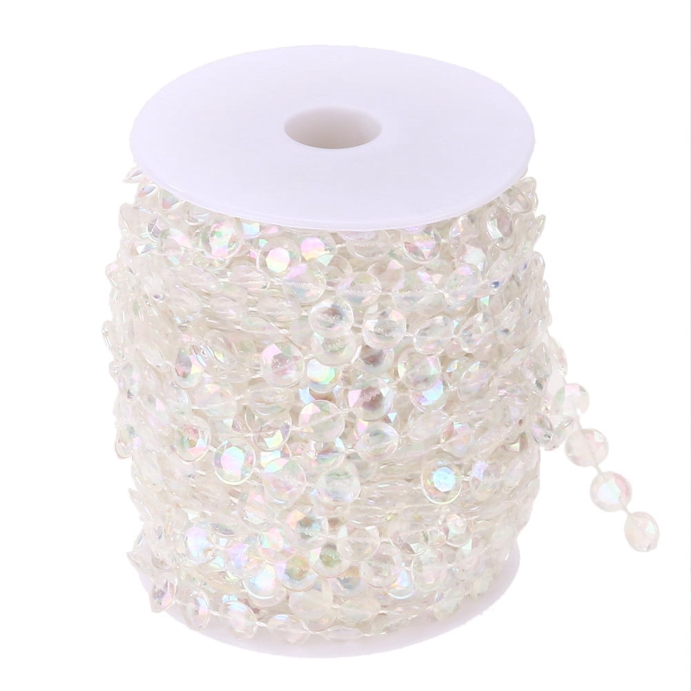 99FT 30M Acrylic Clear Beads String for Curtains - Walmart.com