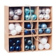 thumbnail image 1 of 99PCS Christmas Balls Xmas Tree Ornaments Shatterproof Plastic Hanging Baubles Party Festival Decorations (1.18" in Dia), 1 of 10