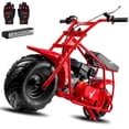 thumbnail image 1 of 99cc Gas Powered Mini Bike for Teens 13+, 4-Stroke Mini Dirt Bike with Pull Start, Rear Disc Brake, All-Terrain Tires, Up to 28 MPH, 220 lb Capacity, 1 of 7