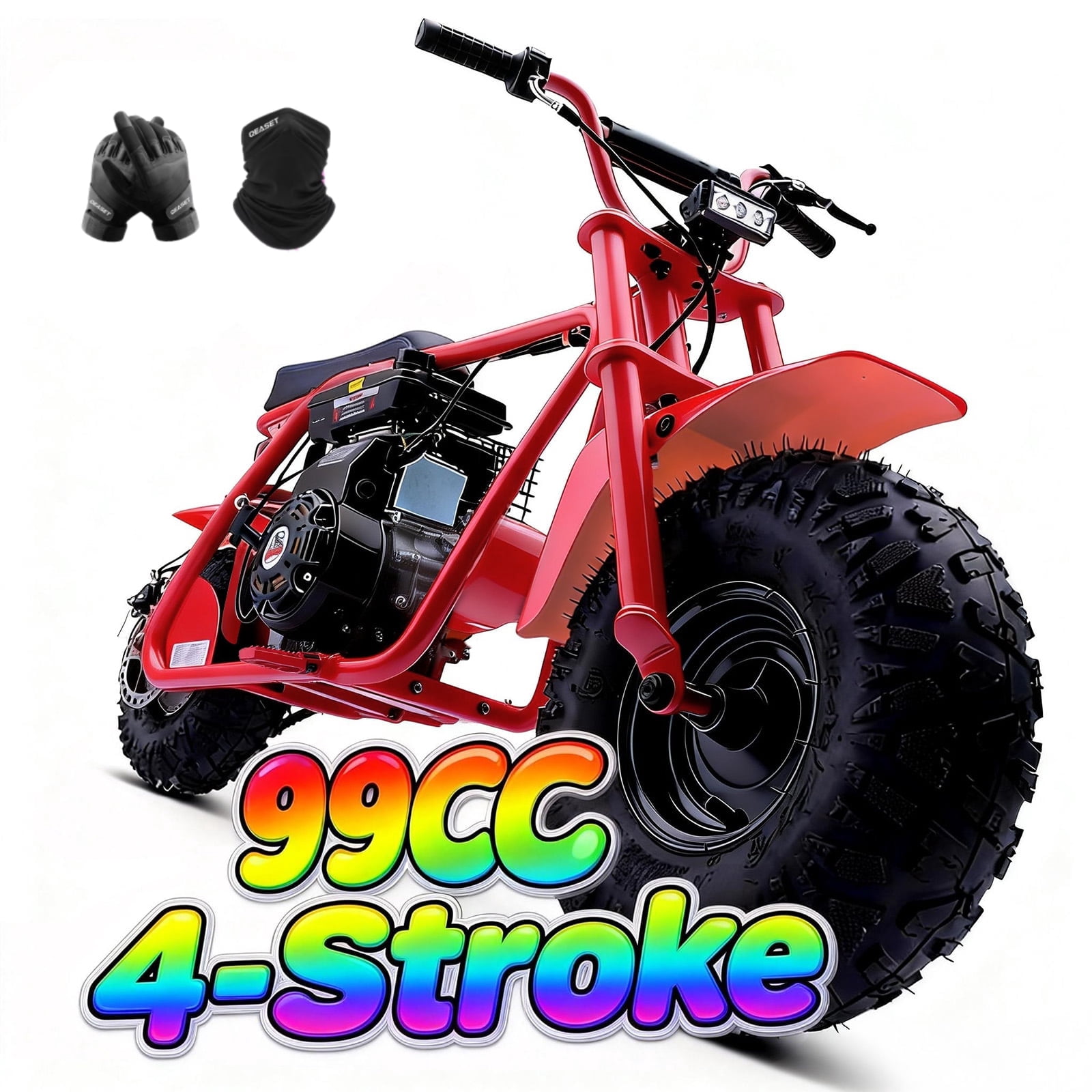 99cc MB001 Gas-Powered Mini Dirt Bike for Teens & Adults, Off-Road ...