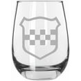 thumbnail image 1 of 99th Infantry Division Military Etched 15.25oz Libbey Stemless Wine Glass, 1 of 1