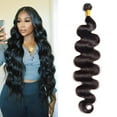 thumbnail image 1 of 9A Brazilian Virgin Hair Body Wave 24 Inches 100% Unprocessed Virgin Brazilian Body Wavy Human Hair Weave 1B, 1 of 5