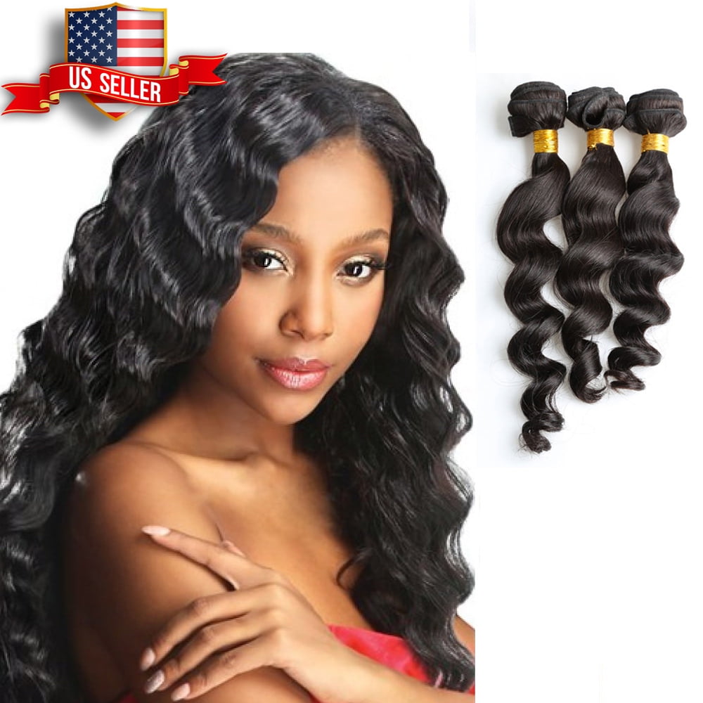 9A Unique Bargains Brazilian 100% Human Hair LOOSE WAVE  display picture 2