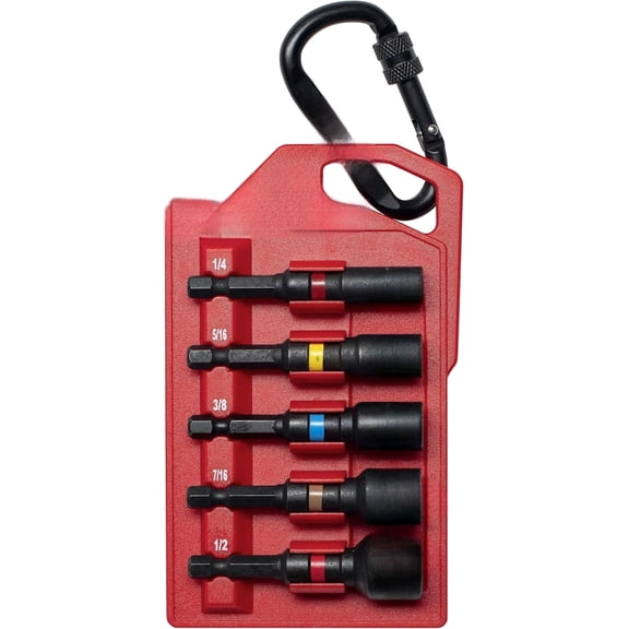 9BP-I-HNDA 2" Impact Nutsetter Set Imperial (1/4", 5/16", 3/8",7/16",1/2")