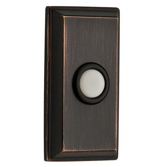9BR7015001 Rectangular Bell Button Venetian Bronze Finish