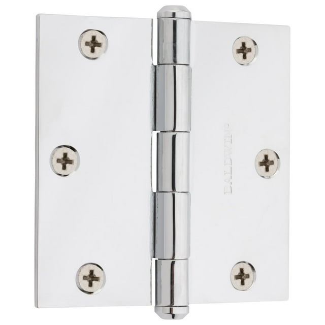 9BR7025-003 3-1/2" SQR Standard Hinge - Polished Chrome